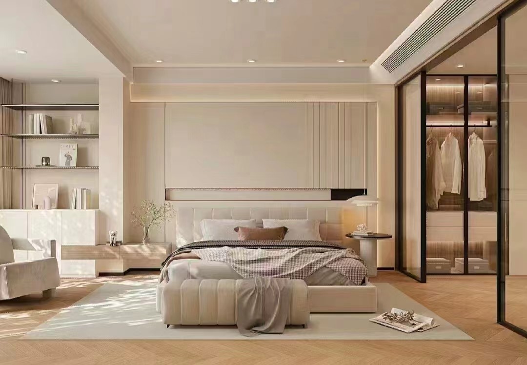 金貝綠全屋定制家居：現(xiàn)代法式奶油風(fēng)，溫柔細(xì)膩?zhàn)屇阋谎蹨S陷